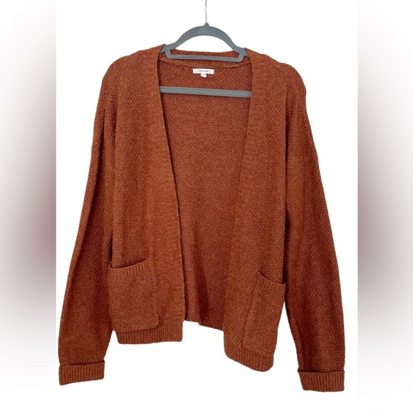 Maurices Sweaters - Maurice’s Burnt Orange Brown Cardigan, S